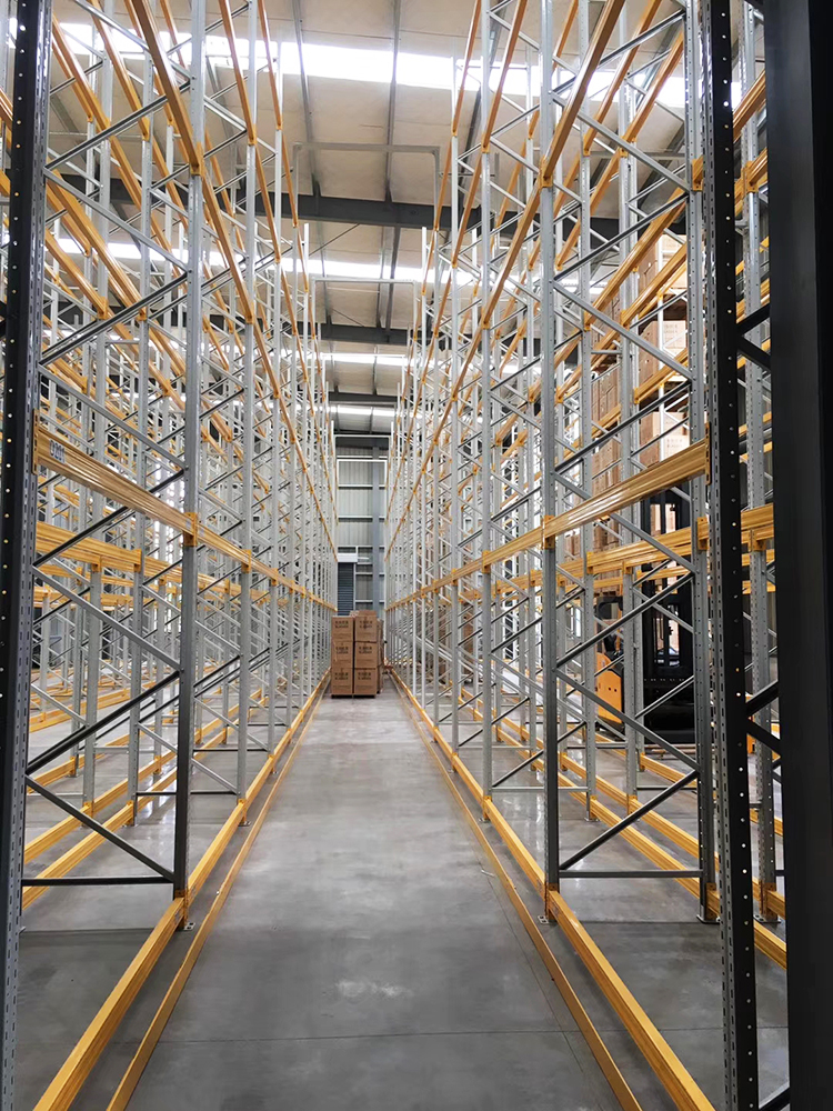 1500-12000mm Height VNA Pallet Rack System for High Density Storage in Warehouse
