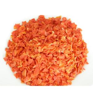 China Crunchy And Delicious Snack Dried Carrot Chips Cross Cut 2% Iron 2.5g Fat wholesale