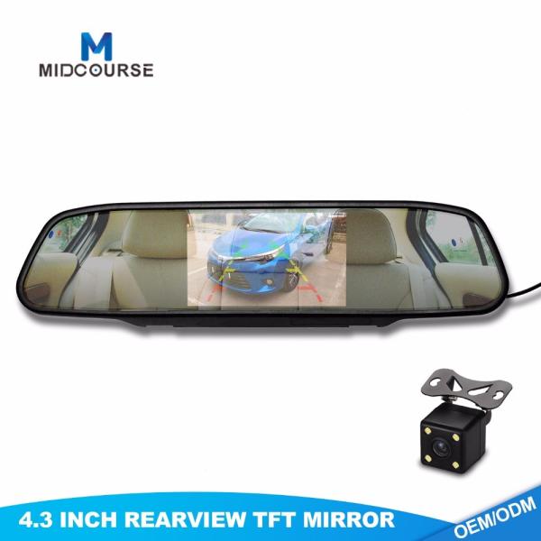 Quality 4.3 Inch LCD Car Monitor for Rear View Mirror for sale