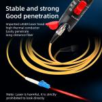 FTTH Optical fiber cable tester red laser fault tracker Universal interface 2