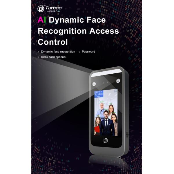 Touch Screen 0.5m Dynamic Face Recognition Terminal Attendance Machine Face Detection
