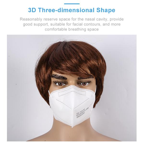 Disposable GB2626/FFP2 KN95 5-Ply Non-woven Face Mask for Personal Protective
