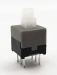 6P DIP 8.5x8.5 Lock And Non Lock Push Button Micro Key Switch