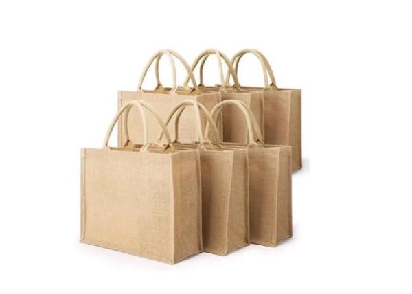 Quality Foldable Burlap Reusable Shopping Bags Multipurpose Practical for sale