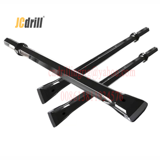 Tungsten Carbide Plug Hole Integral Drill Rods For Underground Mining 19x108mm