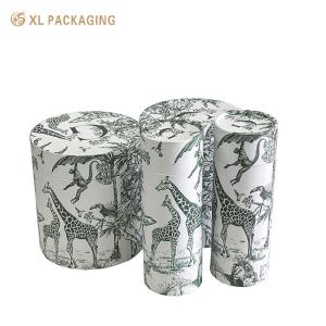 Custom Luxury Floral Bouquets Gift Cardboard Flower Tube Packaging Round Cylinder Craft Paper Box for Flowers