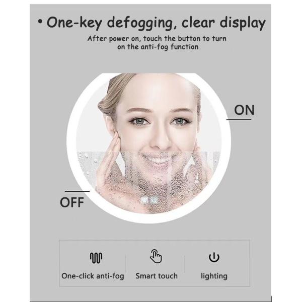 LED Strip Customized Trichromatic Light Smart Mirror A Must-Have for Modern Bathrooms