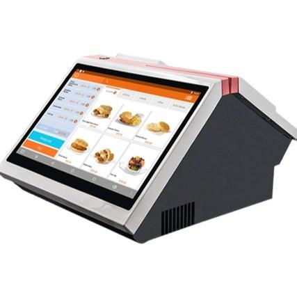 Quality Capacitive Touch Screen Dual Display POS System with Built-in 80mm Printer 14.1 Inch for sale
