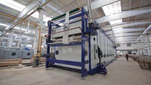 China Natural Gas Heating Continuous Long Loop Steamer Machine 600m wholesale