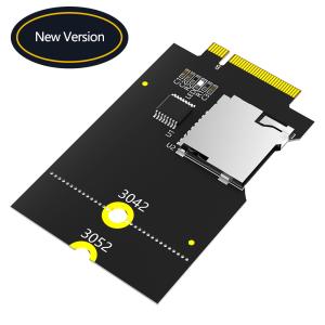 Micro SD Card TF SDHC SDXC To NGFF Key B Adapter Supports USB Bus,  Not SATA Bus
