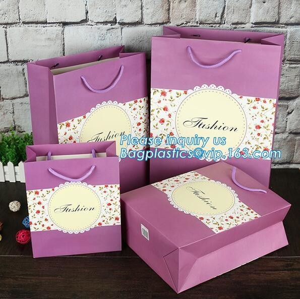Fashion Custom Printing Luxury Gift Shopping Carrier Paper Bag With Your Own Logo Print,strong twisted handle black leat