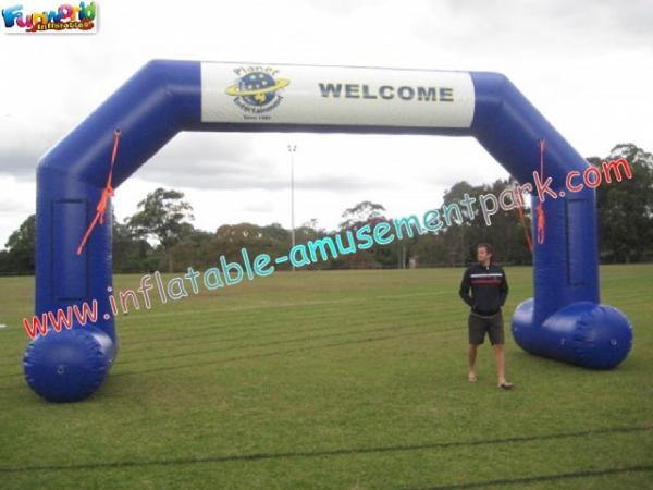 Quality Outdoor Large Advertising inflatable Arch rip-stop nylon material for sale