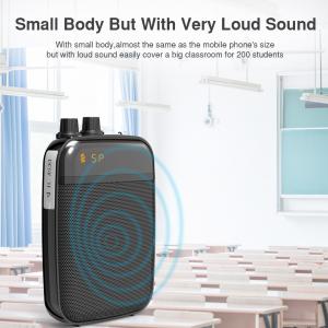 China Ultralight Light Mini Portable Voice Amplifier LED Display Rechargeable Loudspeaker with FM for School, Super Market wholesale
