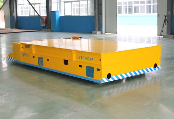 Quality 5 ton trackless transfer cart for industry factory and Material handling for sale
