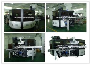 China PLC System Automatic Screen Printing Machine / Screen Printing On Bottles on sale