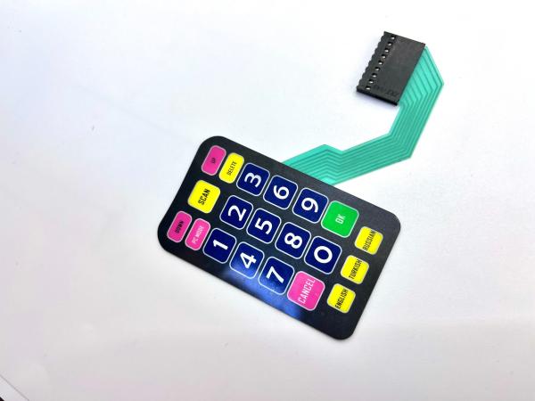 Quality Tactile Rasied Buttons Push On Off Switch With Nicomatic Female Connector for sale