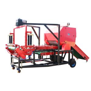 Farm Automatic Silage Machine High Efficiency Feed Strapping Wrap Machine