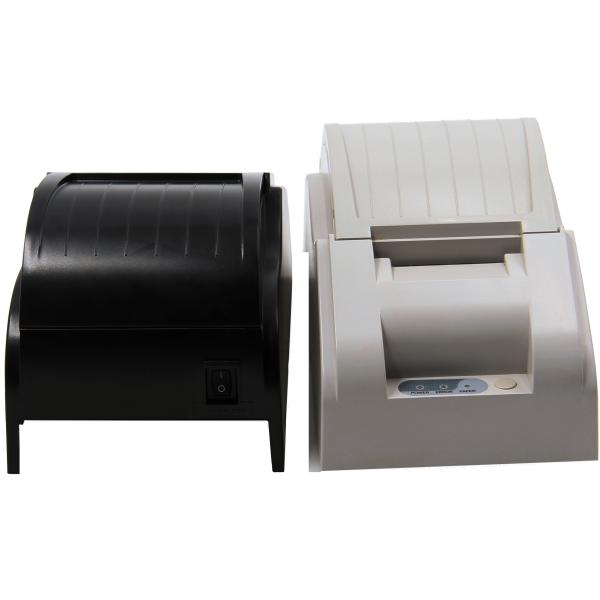 1- Wired POS Thermal Printer for Back Kitchen Orders Customizable LOGO 58mm Print Paper Width USB/Serial Support