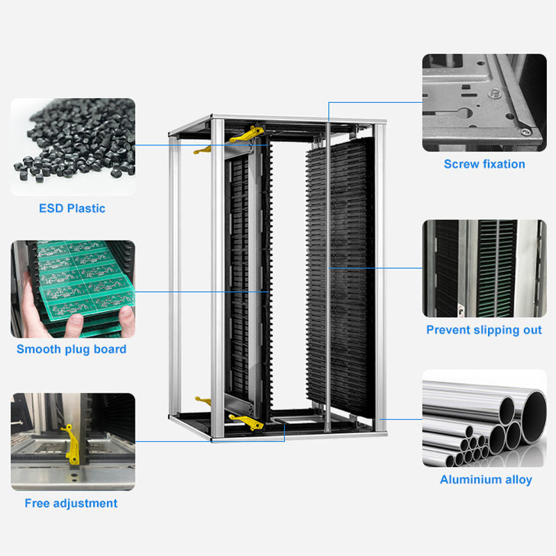 ESD Magazine Rack Antistatic PCB Magazine Rack