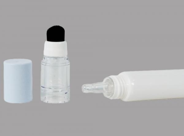Quality Plastic Dropper Cosmetic Tube Packaging Eye Cream Essence Tube With Sponge Head Detachable for sale