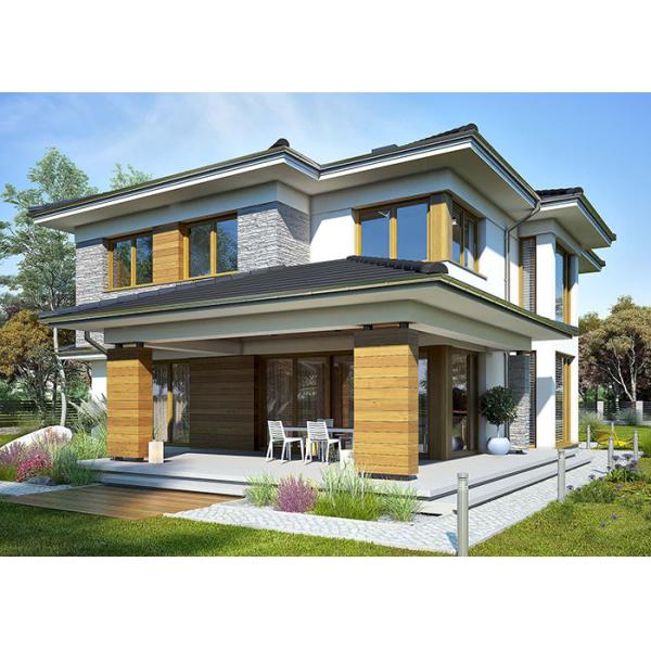 Premium Prefab Lightweight Steel Frame Villas Luxury Prefab Modular Home Kit