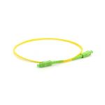 Yellow Single Mode Optical Patch Cord / PVC Sc Apc Patch Cord 3 Meter