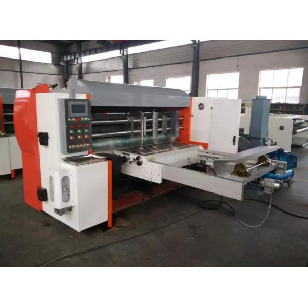 Automatic Feeder Rotary Die Cutter , Corrugated Cardboard Cutting Machine