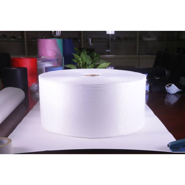 Anti-virus Breathable Non Woven Fabric , White Mesh Fabric 30GSM Weight