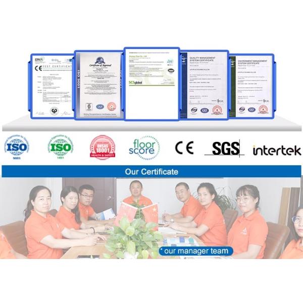 100% Water Resistant Commercial Spc Vinyl Flooring Mothproof Iso14001