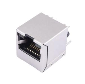8P8C Vertical Mount 100M RJ45 Ethernet Connector