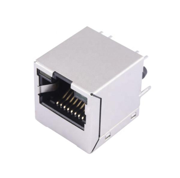 Quality 8P8C Vertical Mount 100M RJ45 Ethernet Connector for sale