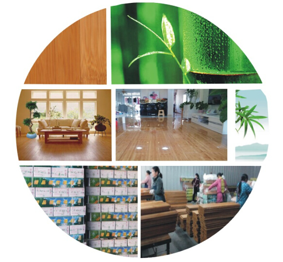 2015 new design crbonized Strand Woven Bamboo Flooring Rich reda & light