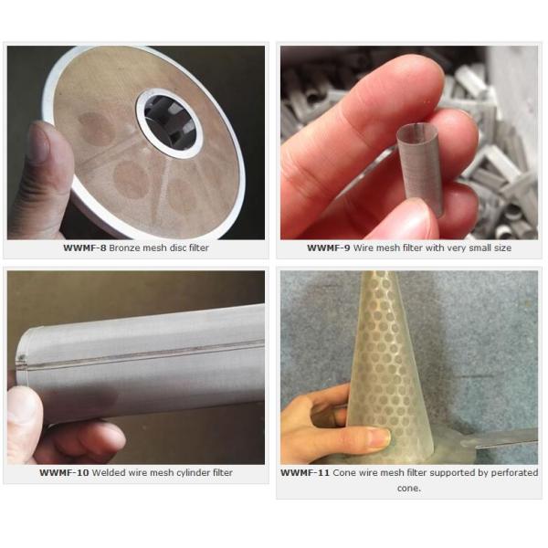 316 Stainless Steel Wire Mesh Filter Disc 1-635 Mesh For Plastic Extruder