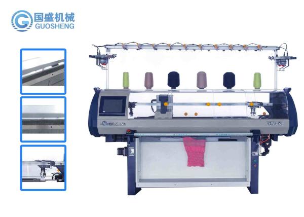 Quality Wool 10G School Sweater Flat Knitting Machine Sweater Maker Machine Single System for sale