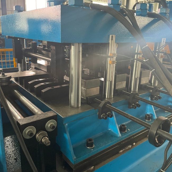 High Speed Full Automatic C Channel Making Machine For Steel Structure Buildings