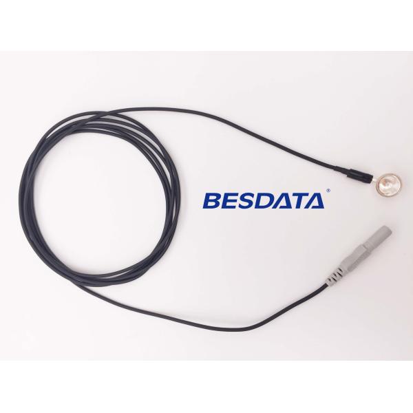 TPU EEG Electrodes Medical Eeg Machine Cable , CE ISO Certificate