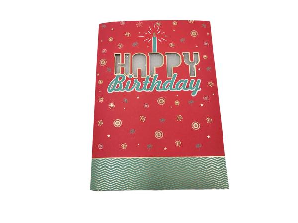 Quality Autoplay A5  Birthday Sound Greeting Cards Musical With Sound Module for sale