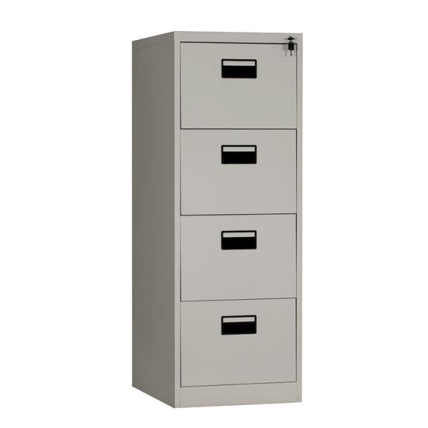 Thickness 0.5~1.0mm 4 Drawer Steel Filing Cabinet Metal Drawer Cabinet