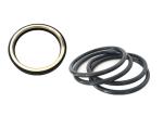 SS Backside 1" 2" 3" 90 Shore A HNBR Plug Valve Seals
