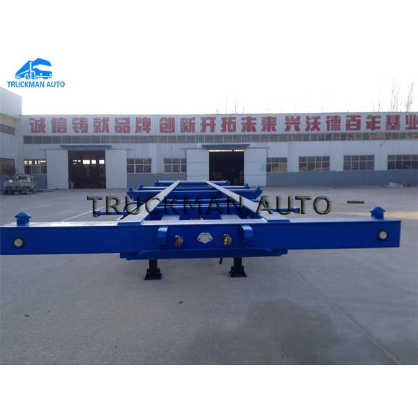 Customized Tractor Trailer Container , 40ft Skeleton Trailer With Safty Brake System
