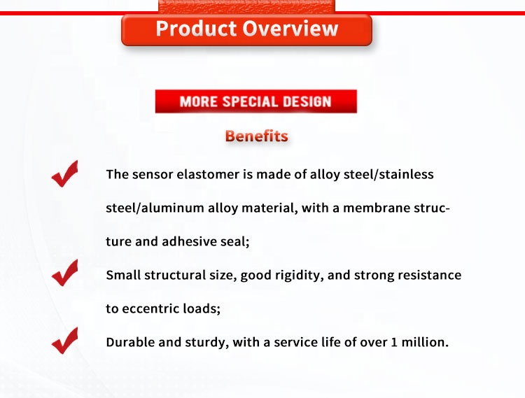 High Precision UNIVO UBWP209Y Industrial Automation Force Measuring Micro Weighing Sensor