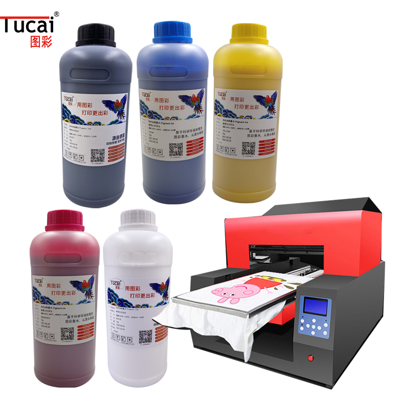 Digital Printing DTG Ink To Garment Printer 100ML 1000ml Textile Ink