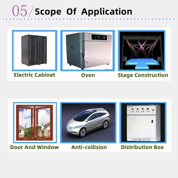 Vehicle Battery Bonding Rectangular Rubber Gasket For Sealing High Temperature