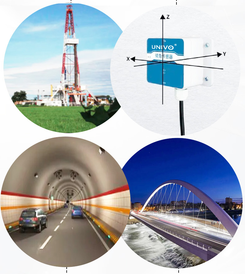UBIS-63Y RS485 UNIVO Analog/Digital Inclinometer for Dual Axis Inclination Detection