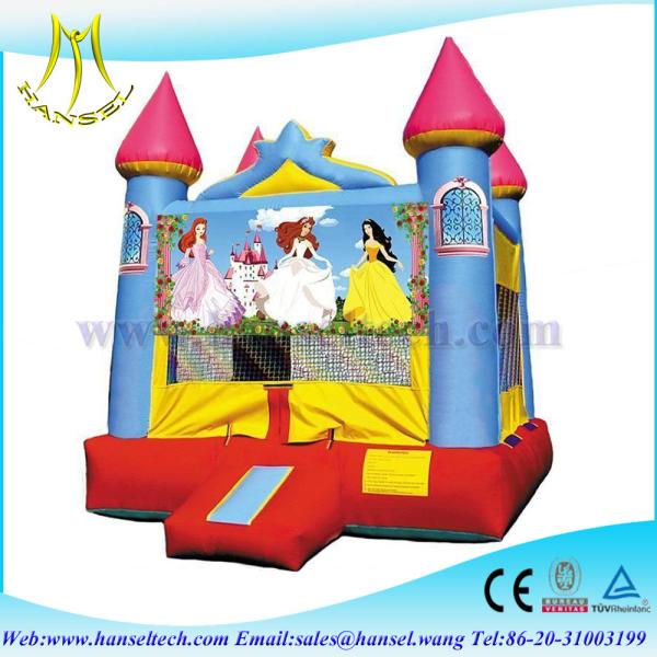 Quality Hansel high qualtiy best sale inflatable princess bouncy castle for sale