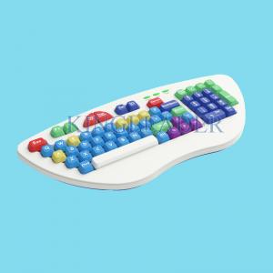 China Customized computer keyboard designed especially for children color keyboard K-900 wholesale