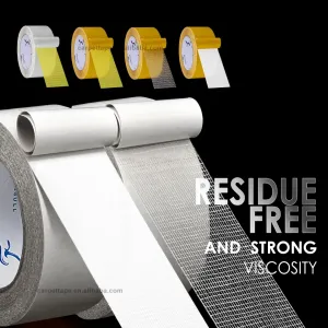 China MASKING Waterproof Double Sided Carpet Tape With Rubber Adhesive wholesale