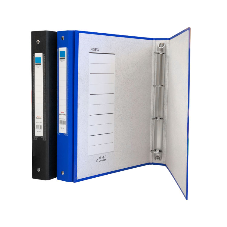 Custom Processing A4 Certificate Paper Folders for School in Black and Blue Design
