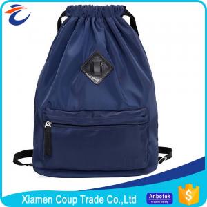 China Customized Logo Coloured Drawstring Bags Nylon Material 42x15x45 Cm Size wholesale