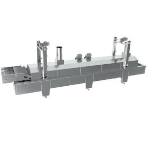 China Full Automatic Continuous Deep Fryer 200L Double Fryer Machine wholesale